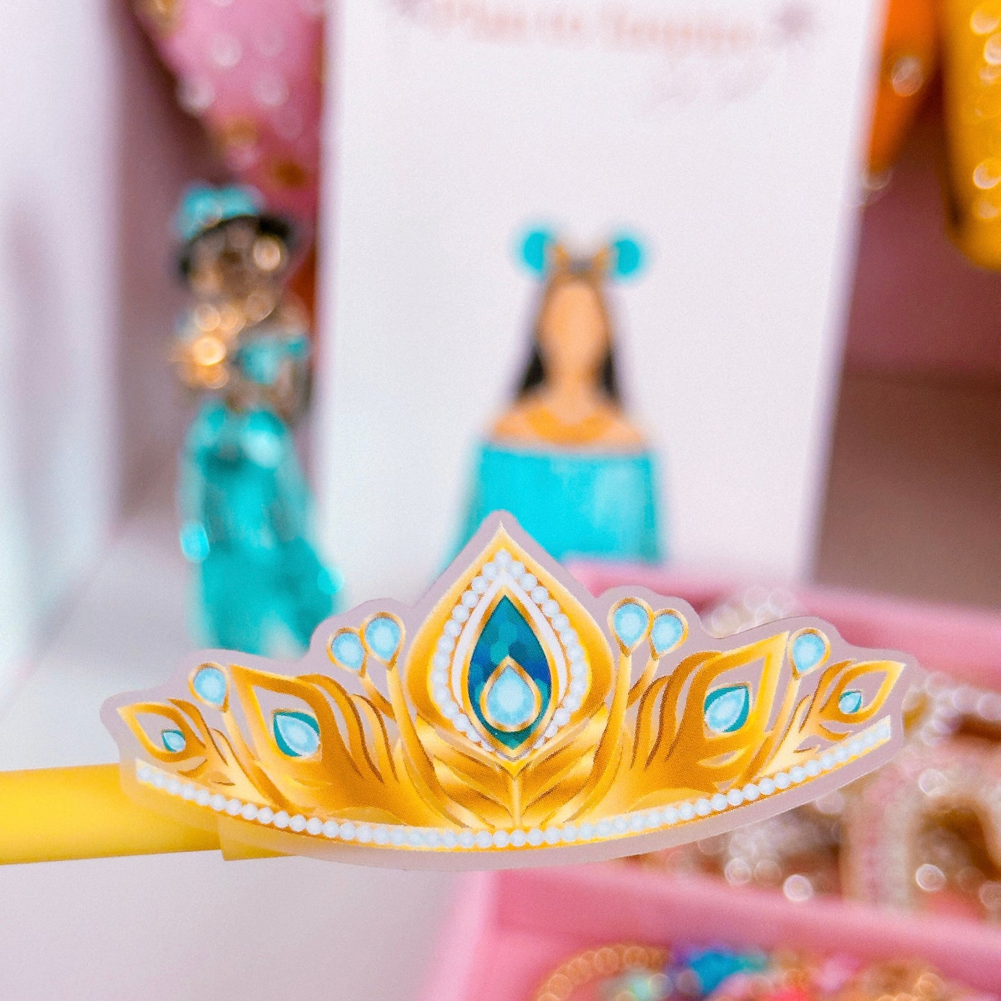Waterproof Sticker - (Jasmine) Princes Crown