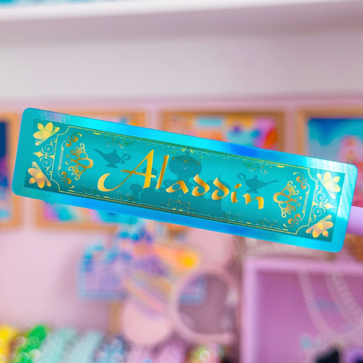 Waterproof Sticker - (Jasmine) Book Spine