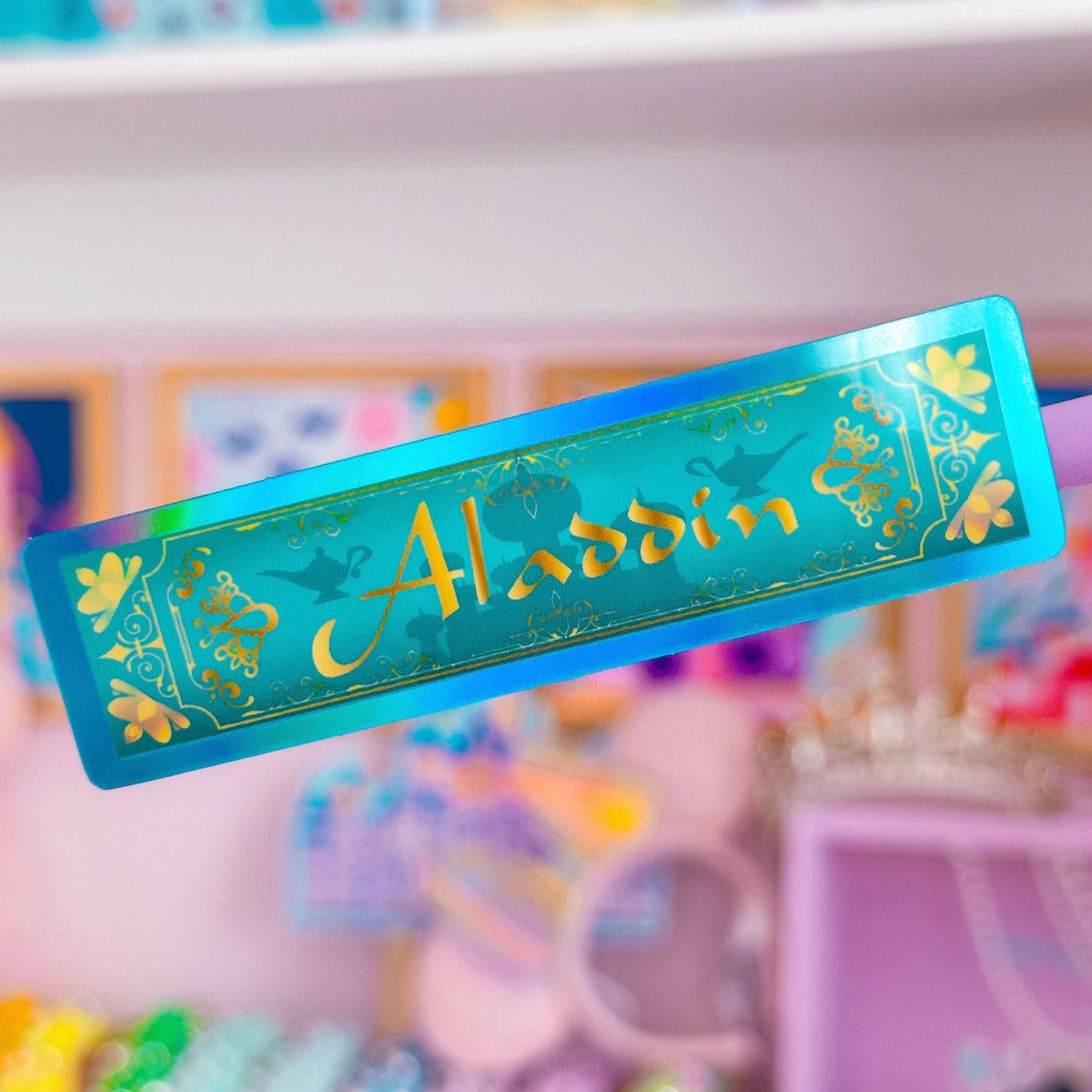 Waterproof Sticker - (Jasmine) Book Spine