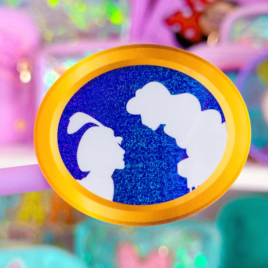 Waterproof Sticker - (Jasmine) Agrabah Couple