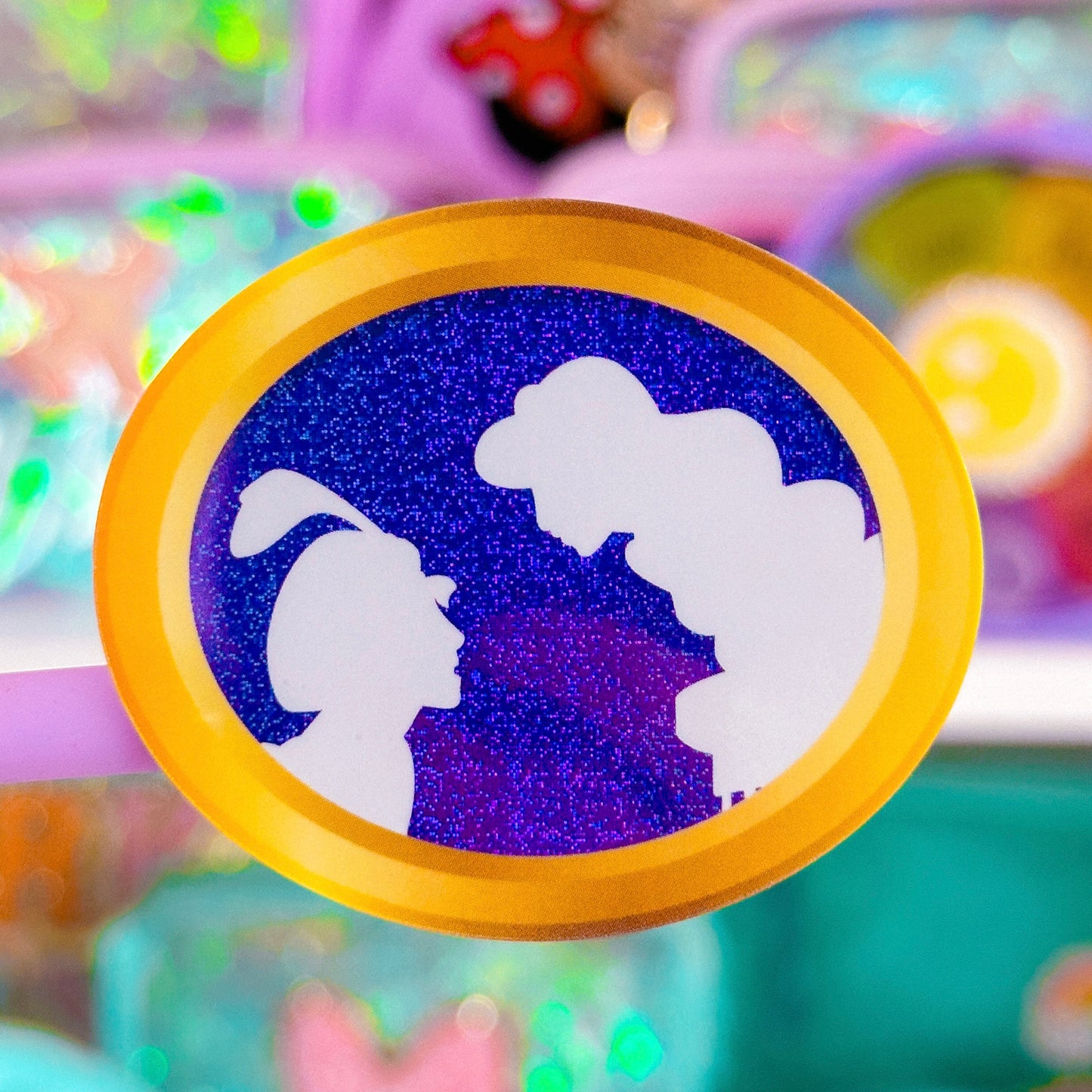 Waterproof Sticker - (Jasmine) Agrabah Couple