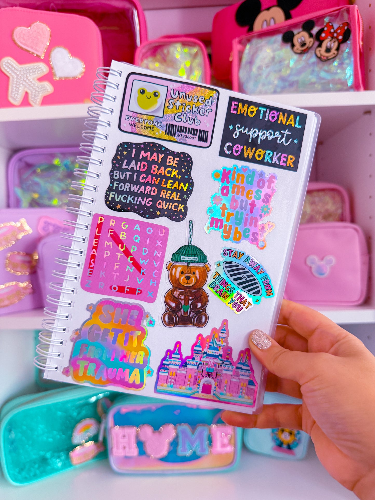 Waterproof Sticker - Emotional Support Coworker