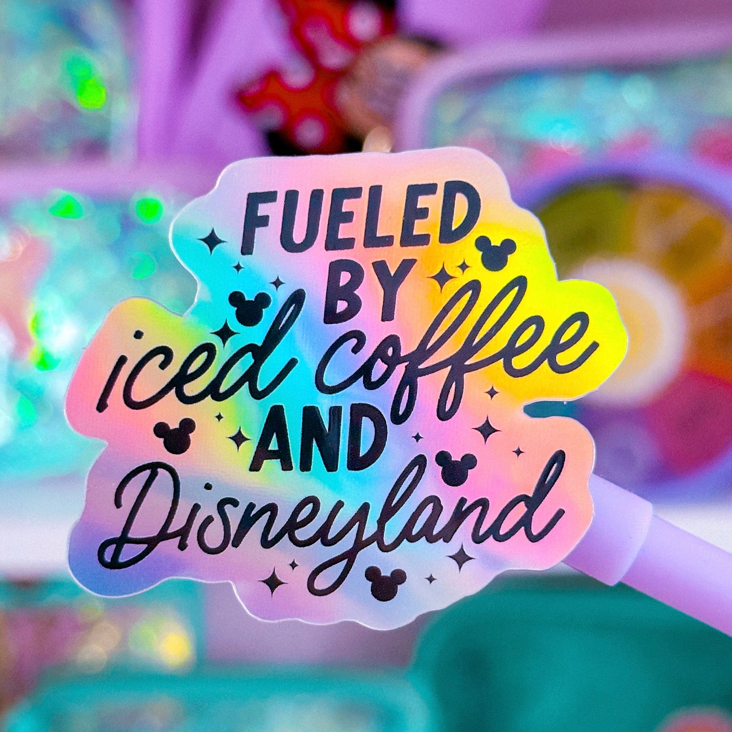 Waterproof Sticker - Fueled By Coffee & DL