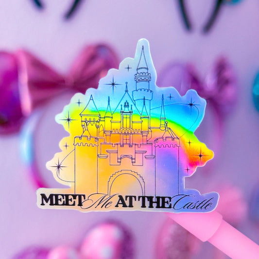 Waterproof Sticker - Meet Me At The Castle