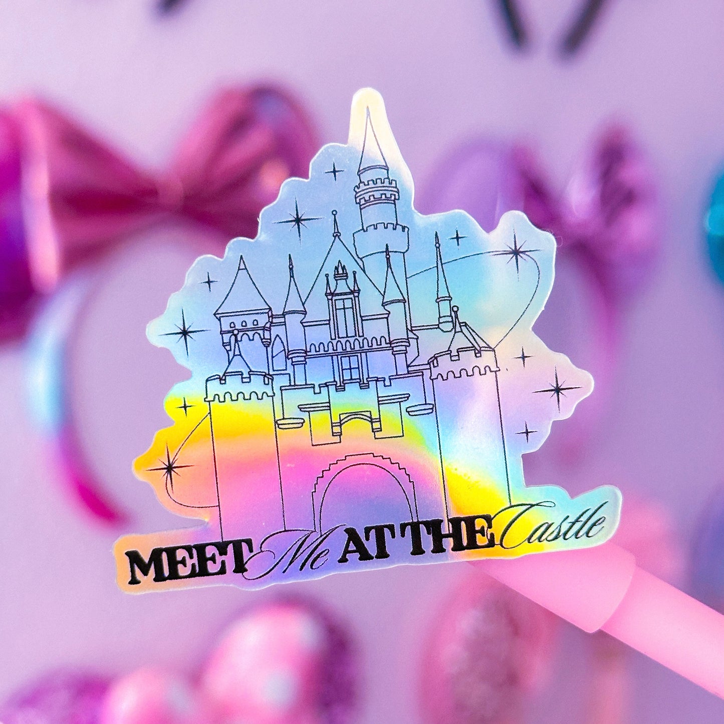 Waterproof Sticker - Meet Me At The Castle