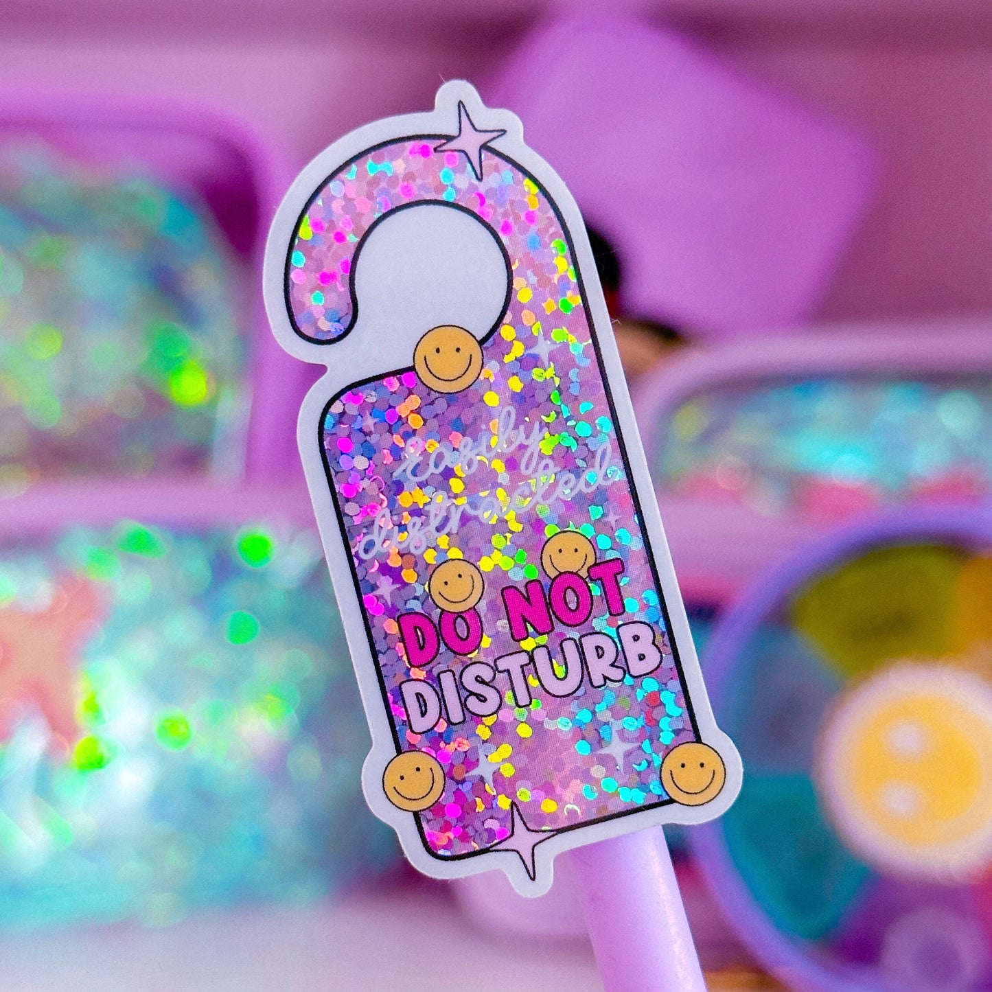 Waterproof Sticker - Easily Distracted, Do Not Disturb