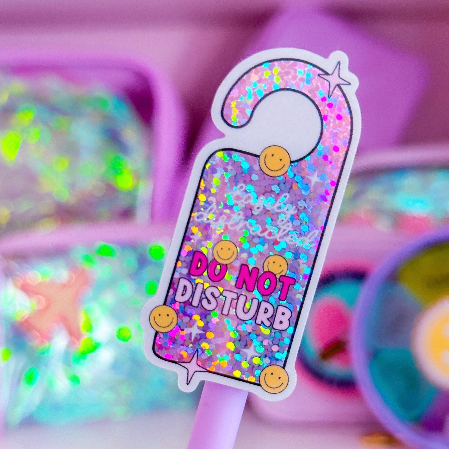 Waterproof Sticker - Easily Distracted, Do Not Disturb
