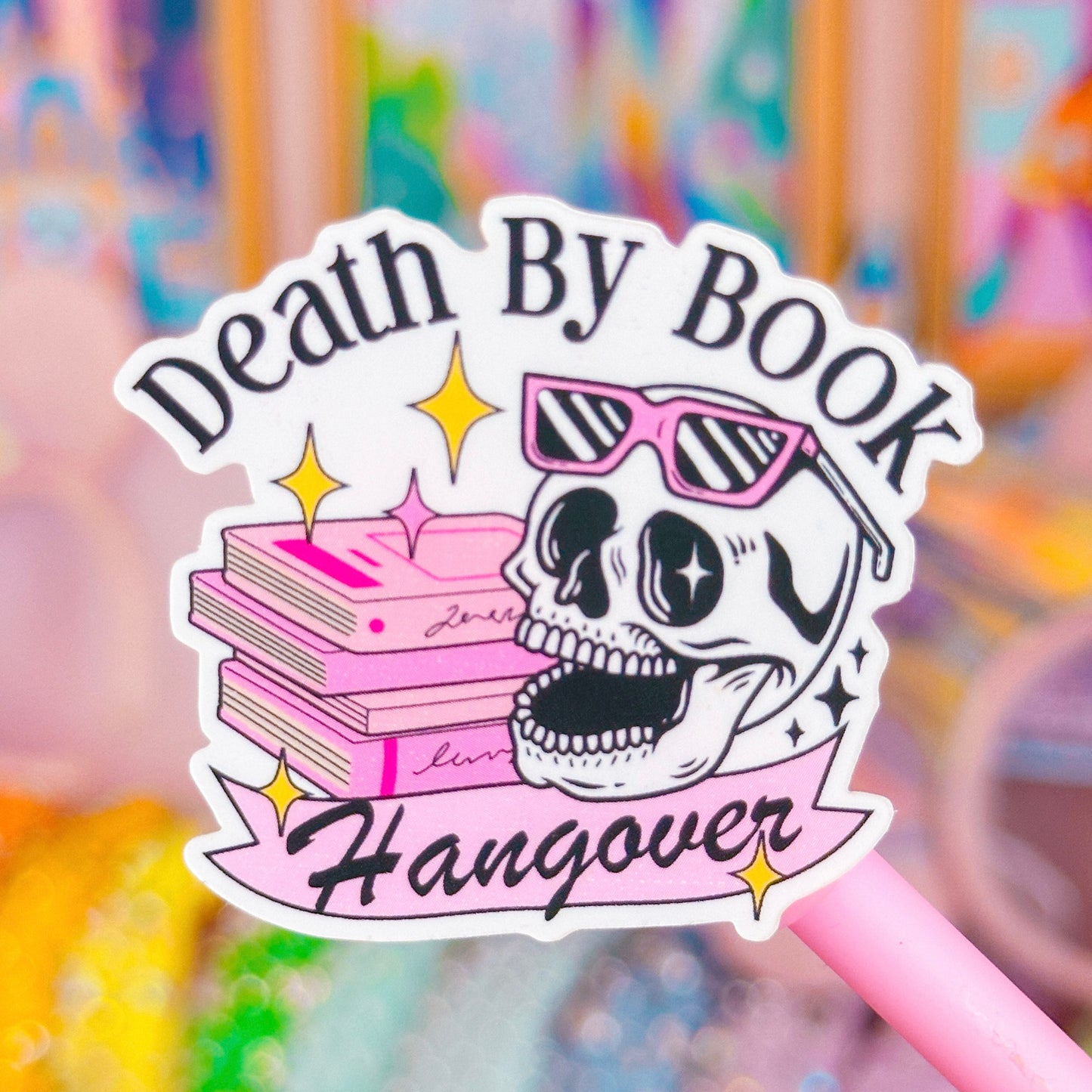 Waterproof Sticker - Book Hangover