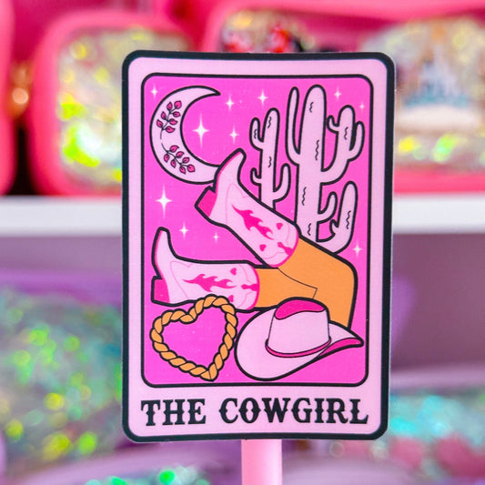 Waterproof Sticker - Cowgirl Card