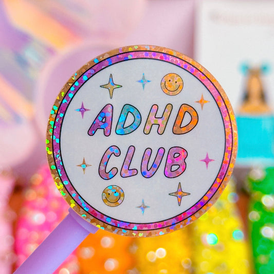 Waterproof Sticker - ADHD Club