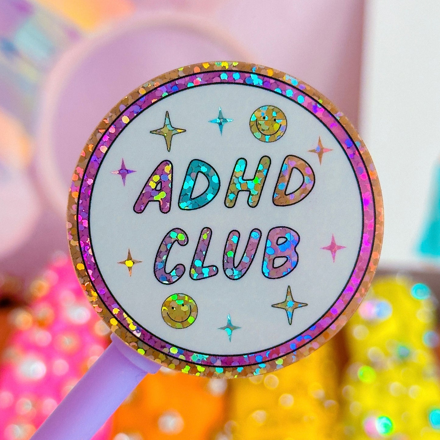 Waterproof Sticker - ADHD Club