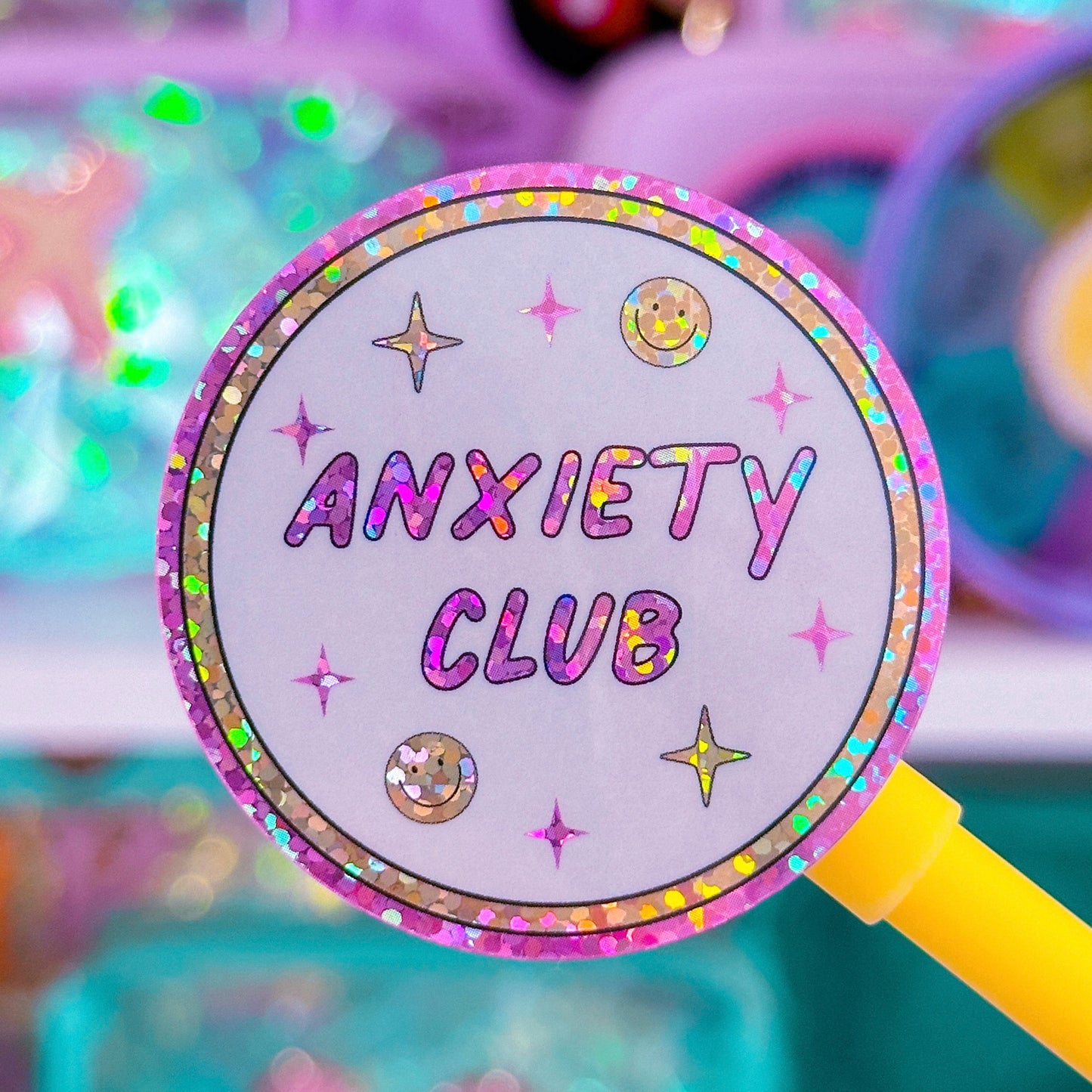 Waterproof Sticker - Anxiety Club