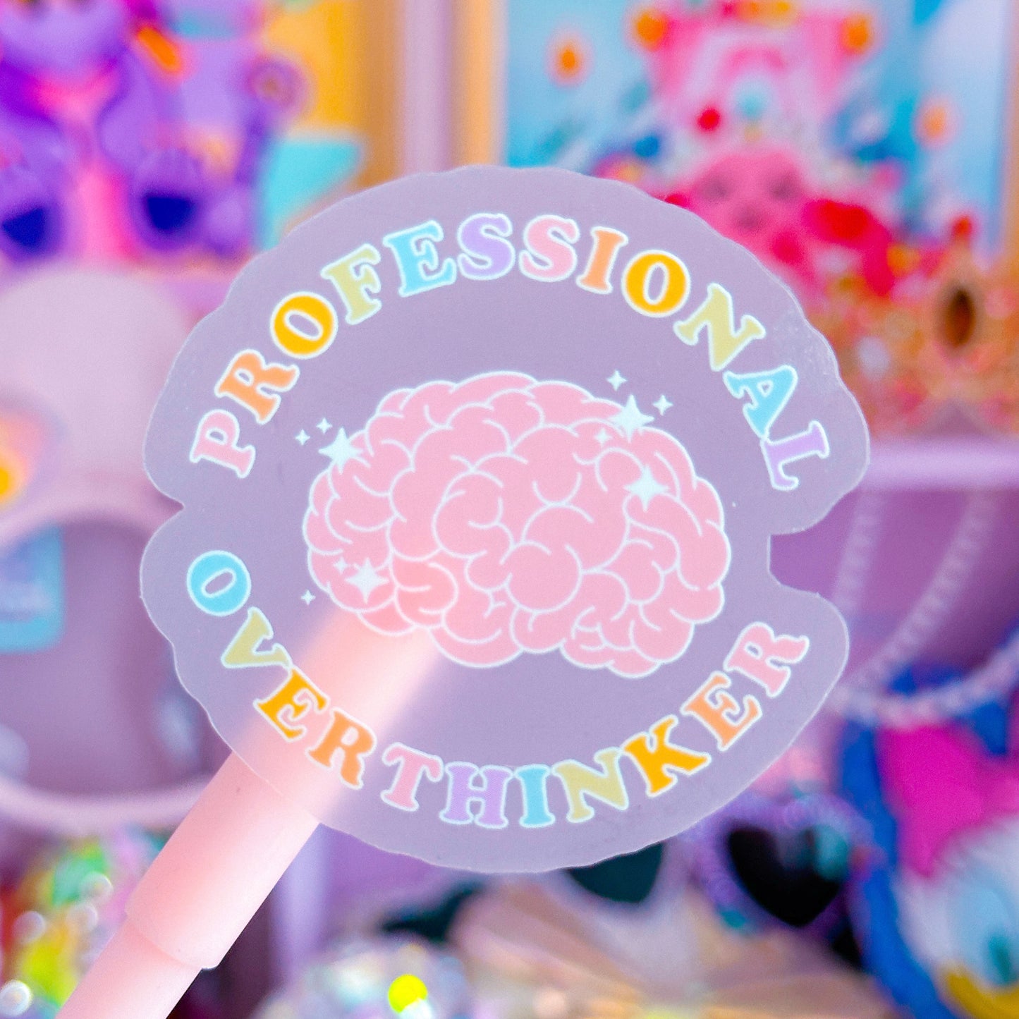 Waterproof Sticker - Professional Overthinker