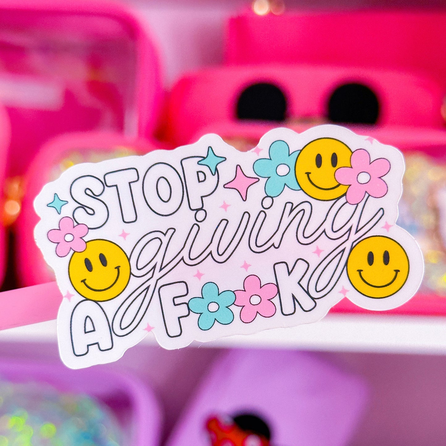 Waterproof Sticker - Stop Giving A F**K