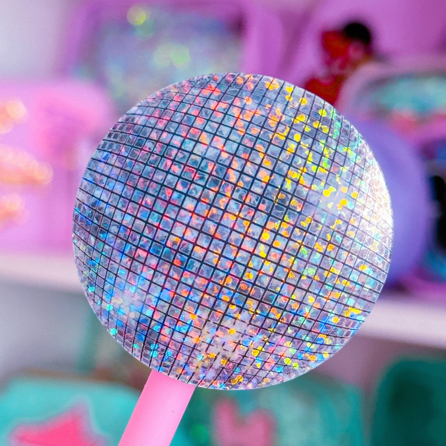 Waterproof Sticker - Shiny Disco Ball