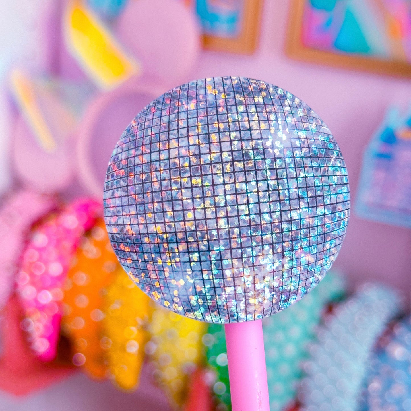 Waterproof Sticker - Shiny Disco Ball