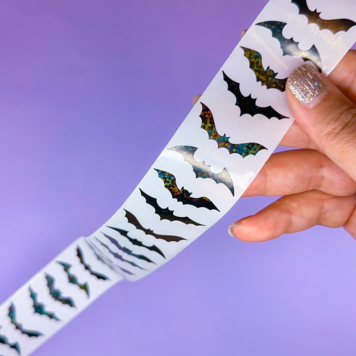 Halloween Journaling Paper Sticker - Sticker Roll Sheets (4" to 6" each)