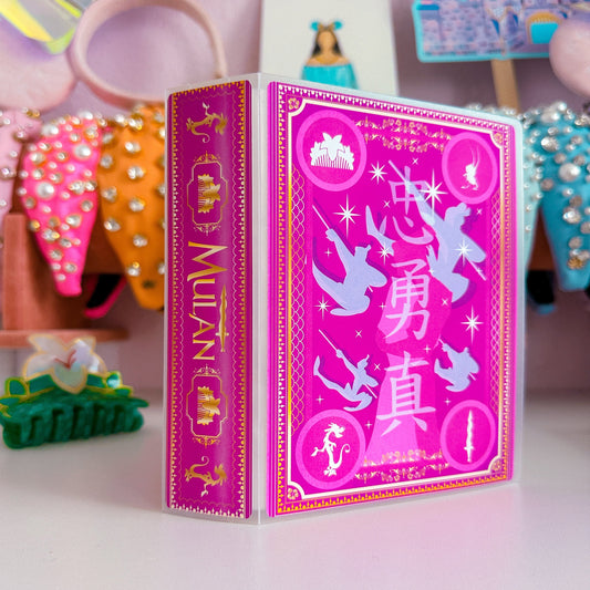 4x6 Sticker / Photo Album - Storybook Cover (Mulan)
