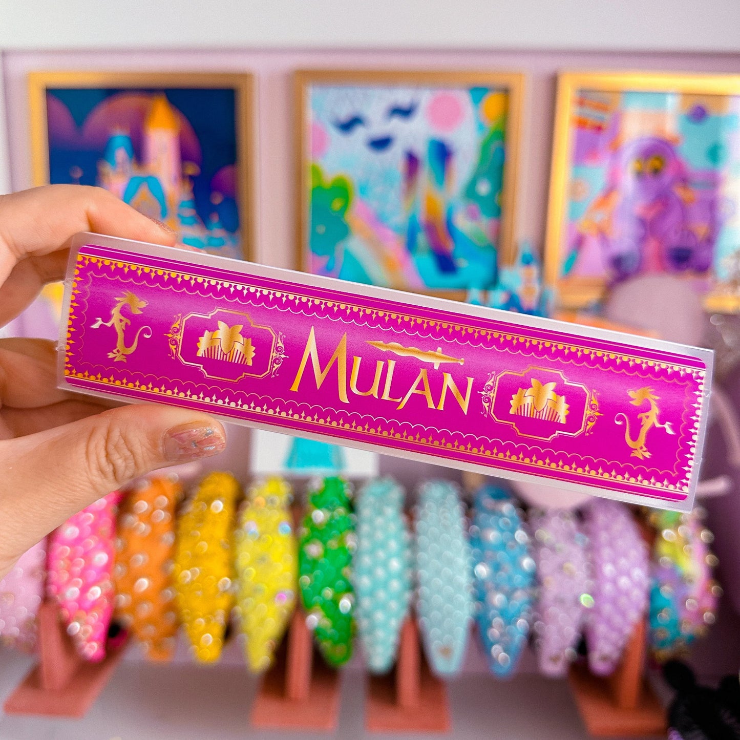 4x6 Sticker / Photo Album - Storybook Cover (Mulan)