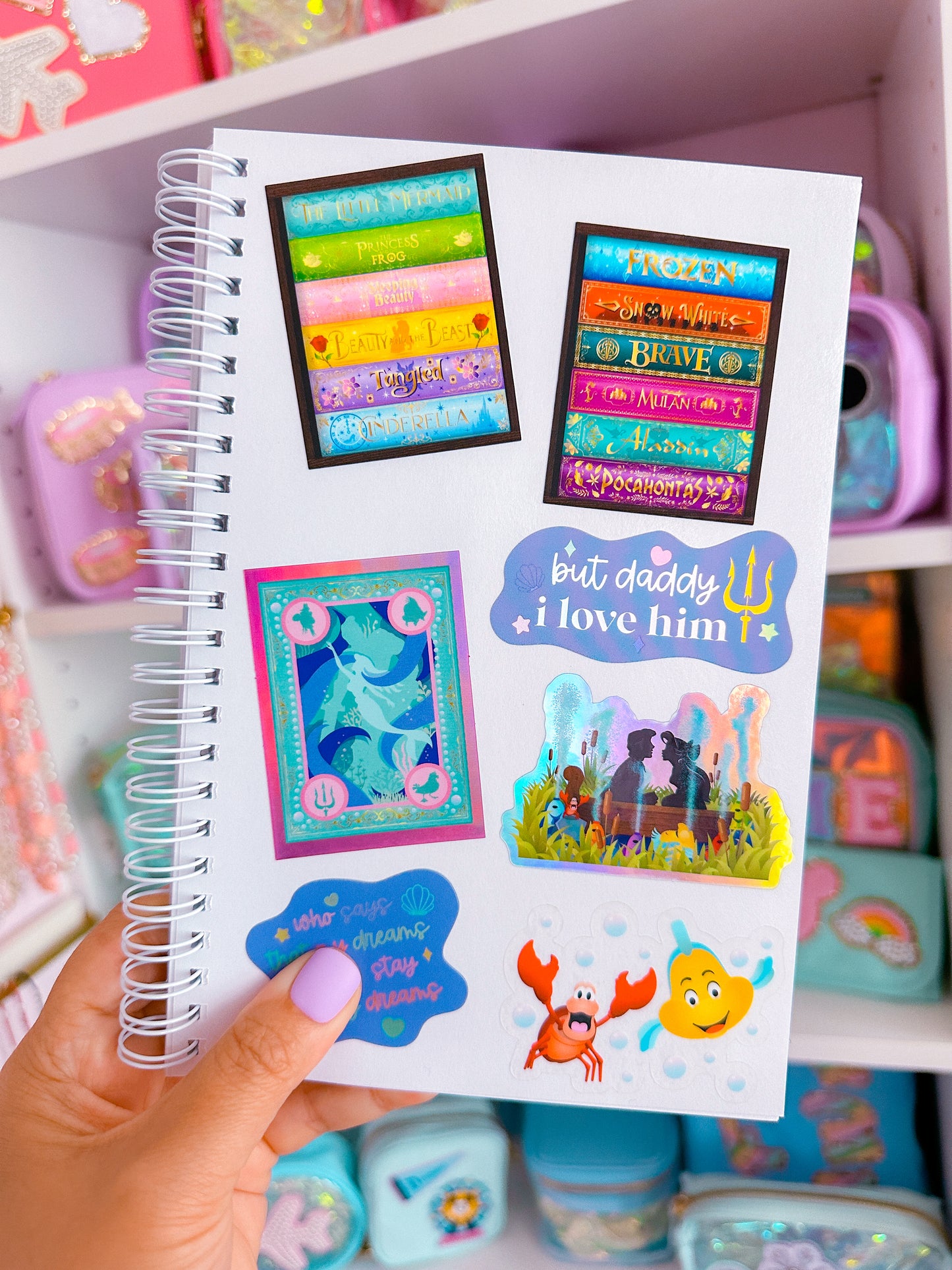 Waterproof Sticker - (Ariel) Sea Friends