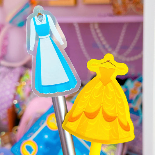 Waterproof Sticker - (Belle) Dress