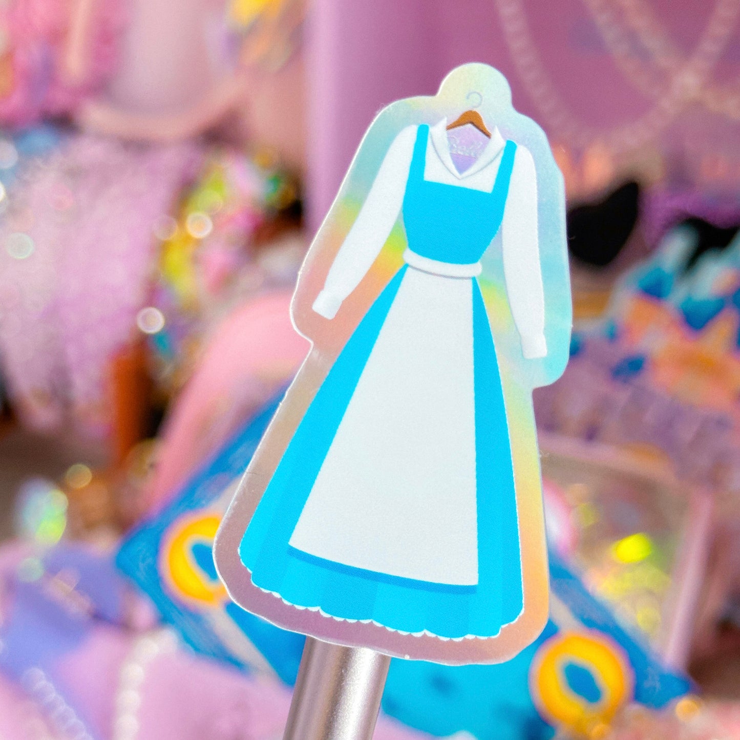 Waterproof Sticker - (Belle) Dress