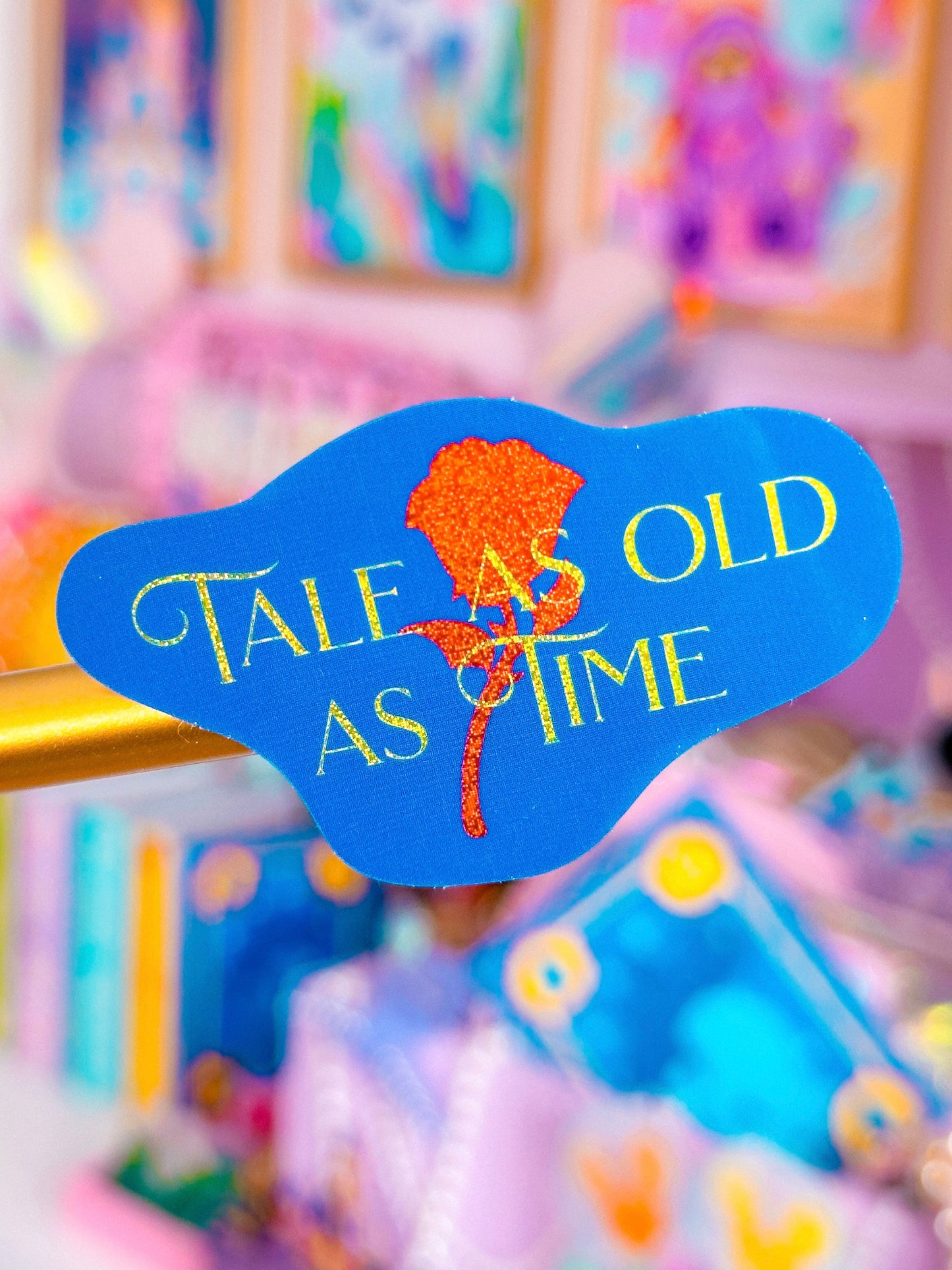 Waterproof Sticker - (Belle)Tale As Old As Time