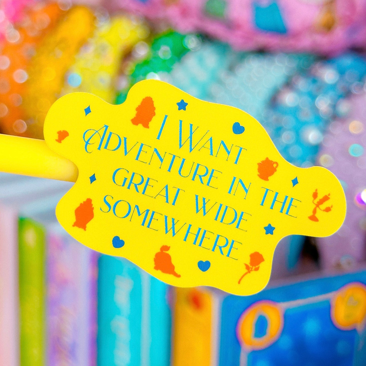 Waterproof Sticker - (Belle) Great Wide Somewhere