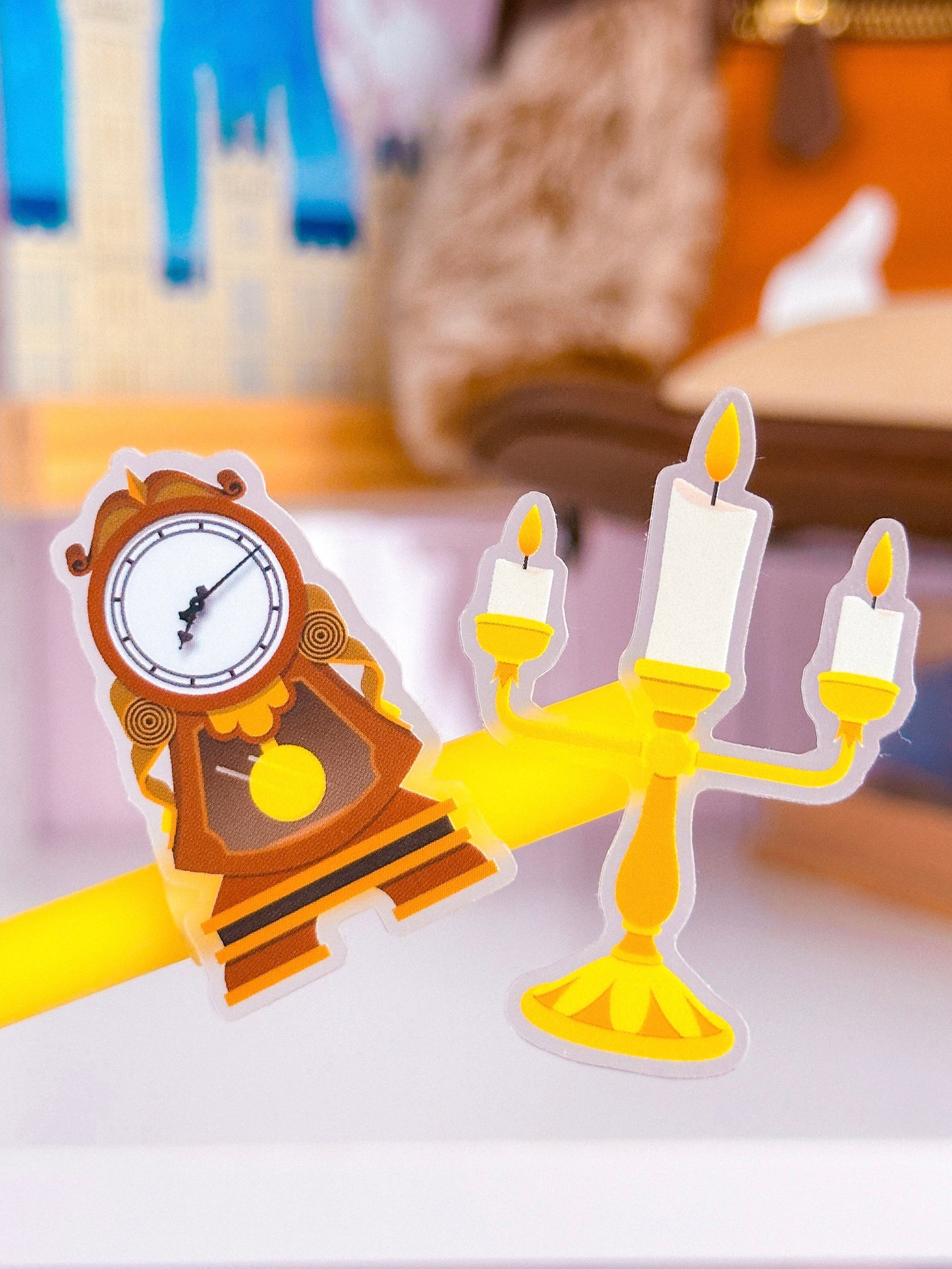 Waterproof Sticker - (Belle) Castle Friends (Antiques)