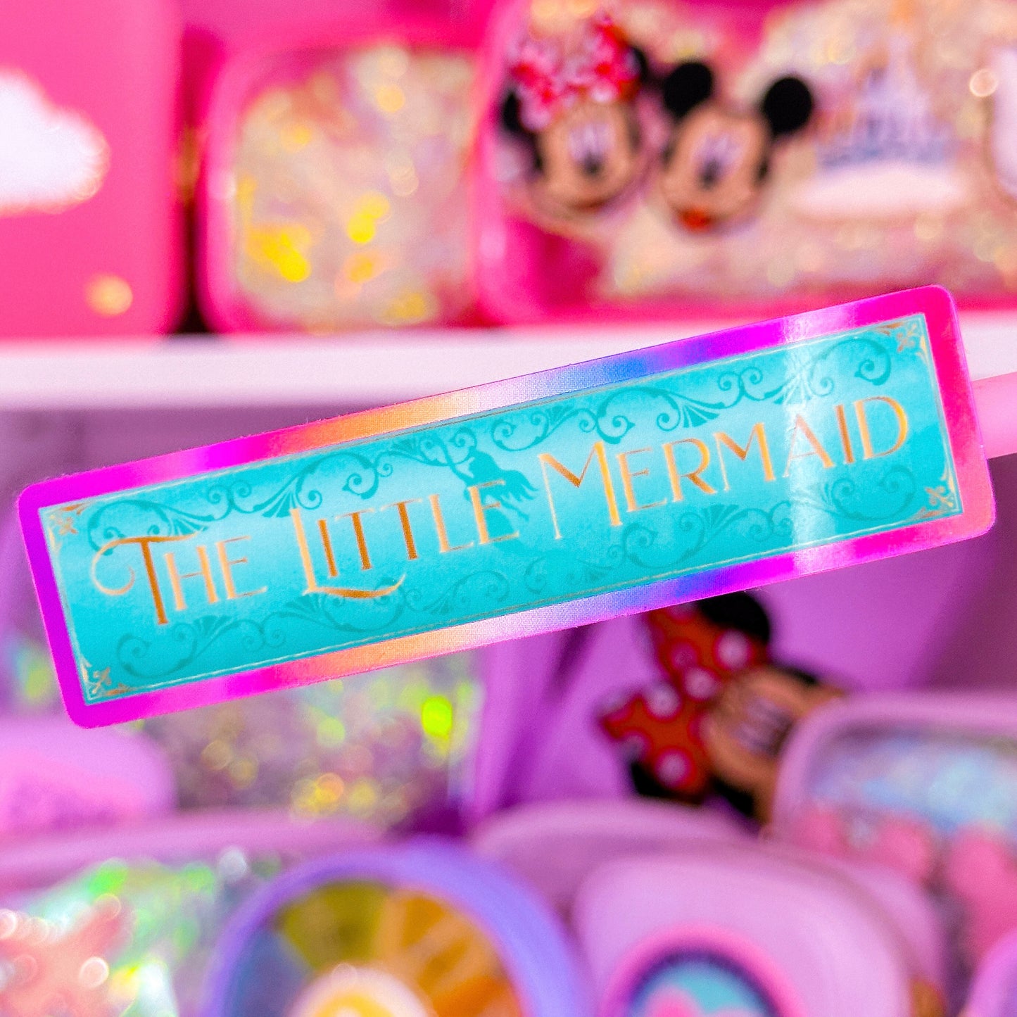 Waterproof Sticker - (Ariel) Book Spine