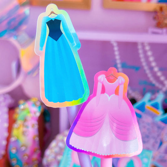 Waterproof Sticker - (Ariel) Dress