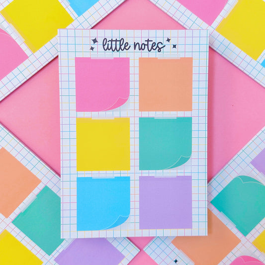 5x7 Notepad - Rainbow Sticky Notes