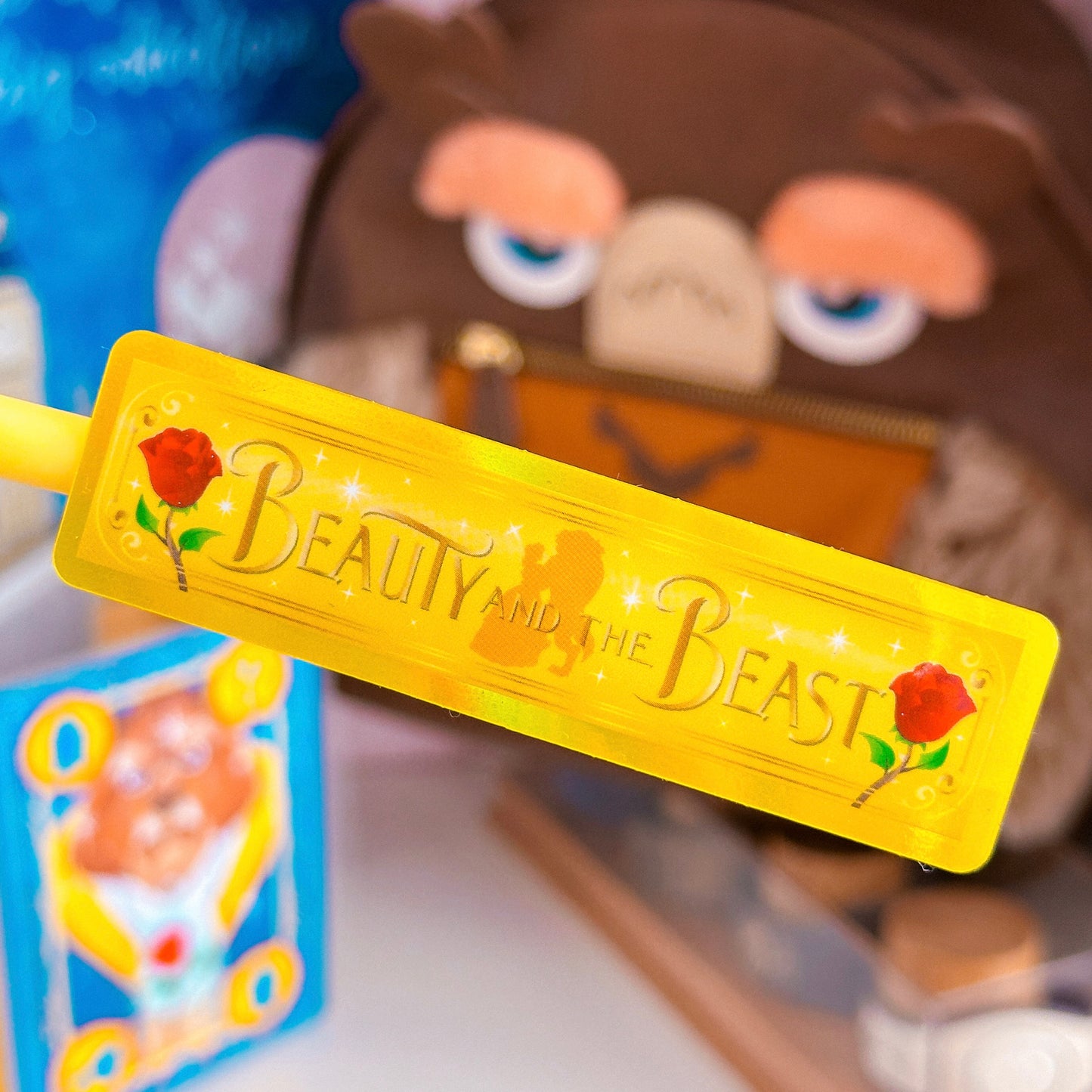 Waterproof Sticker - (Belle) Book Spine