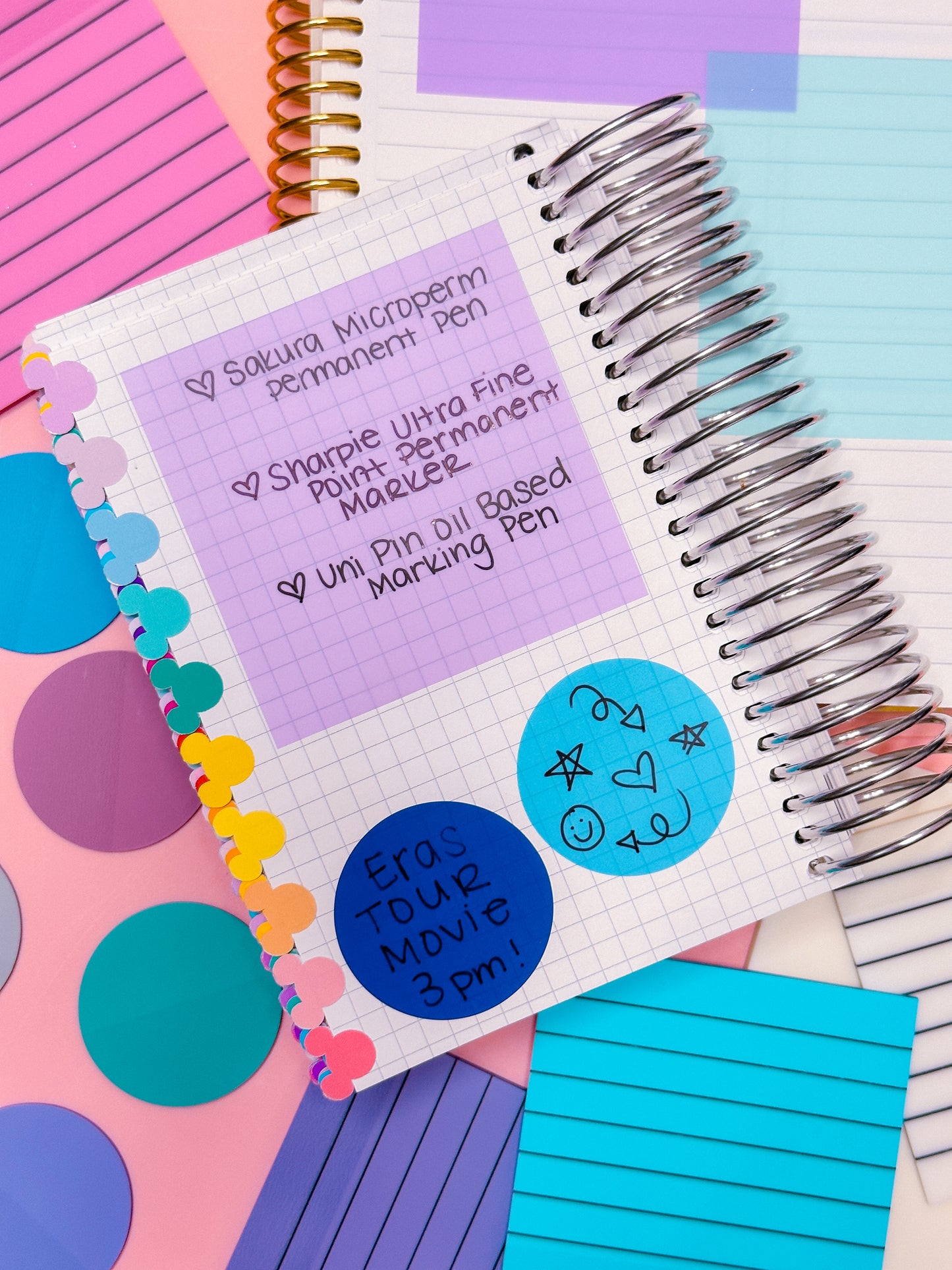 Transparent Sticky Notes - White Large Format (Various Sizes)