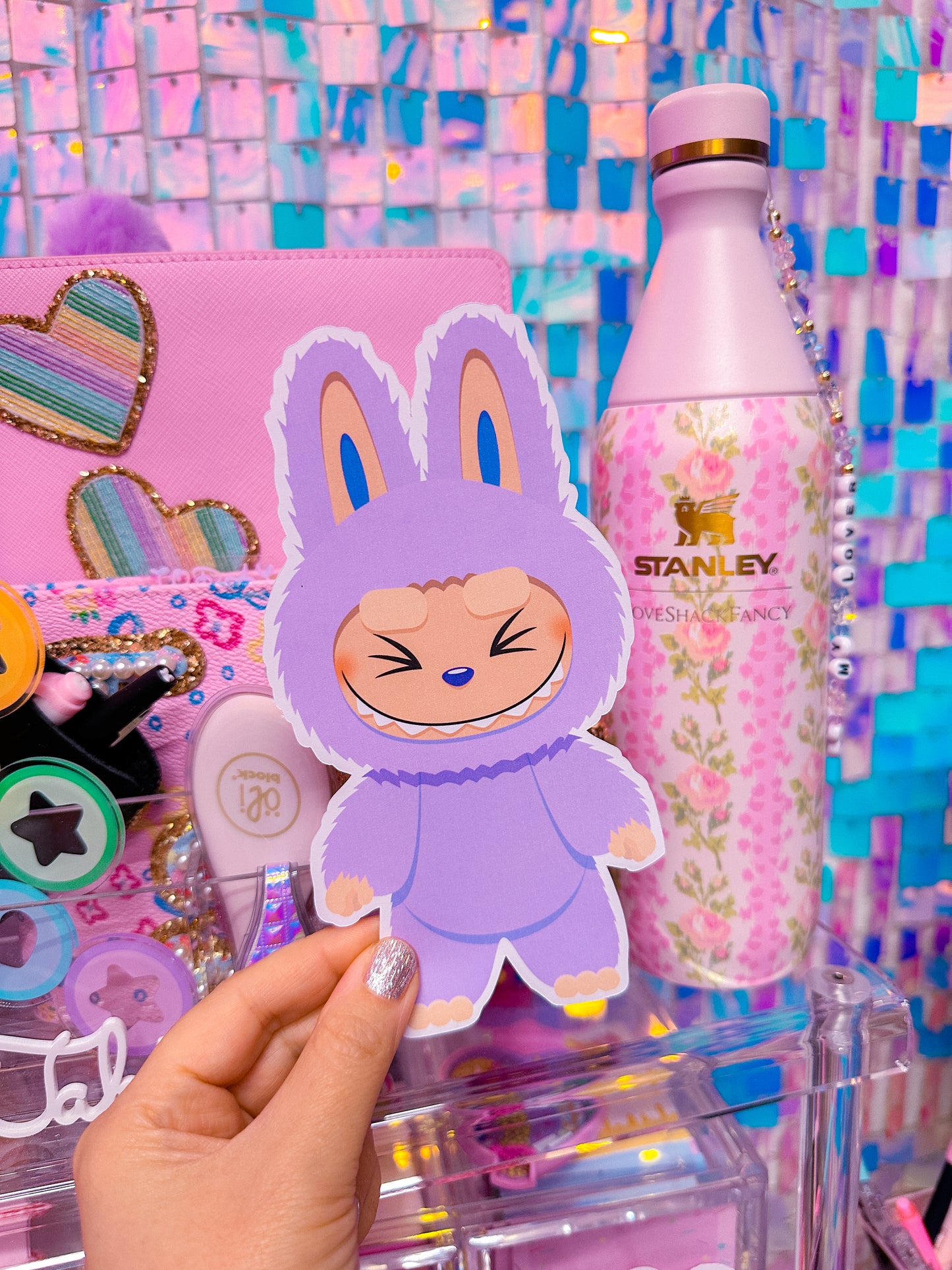 XL PAPER Journal STICKER - Lil' Rainbow Bubus