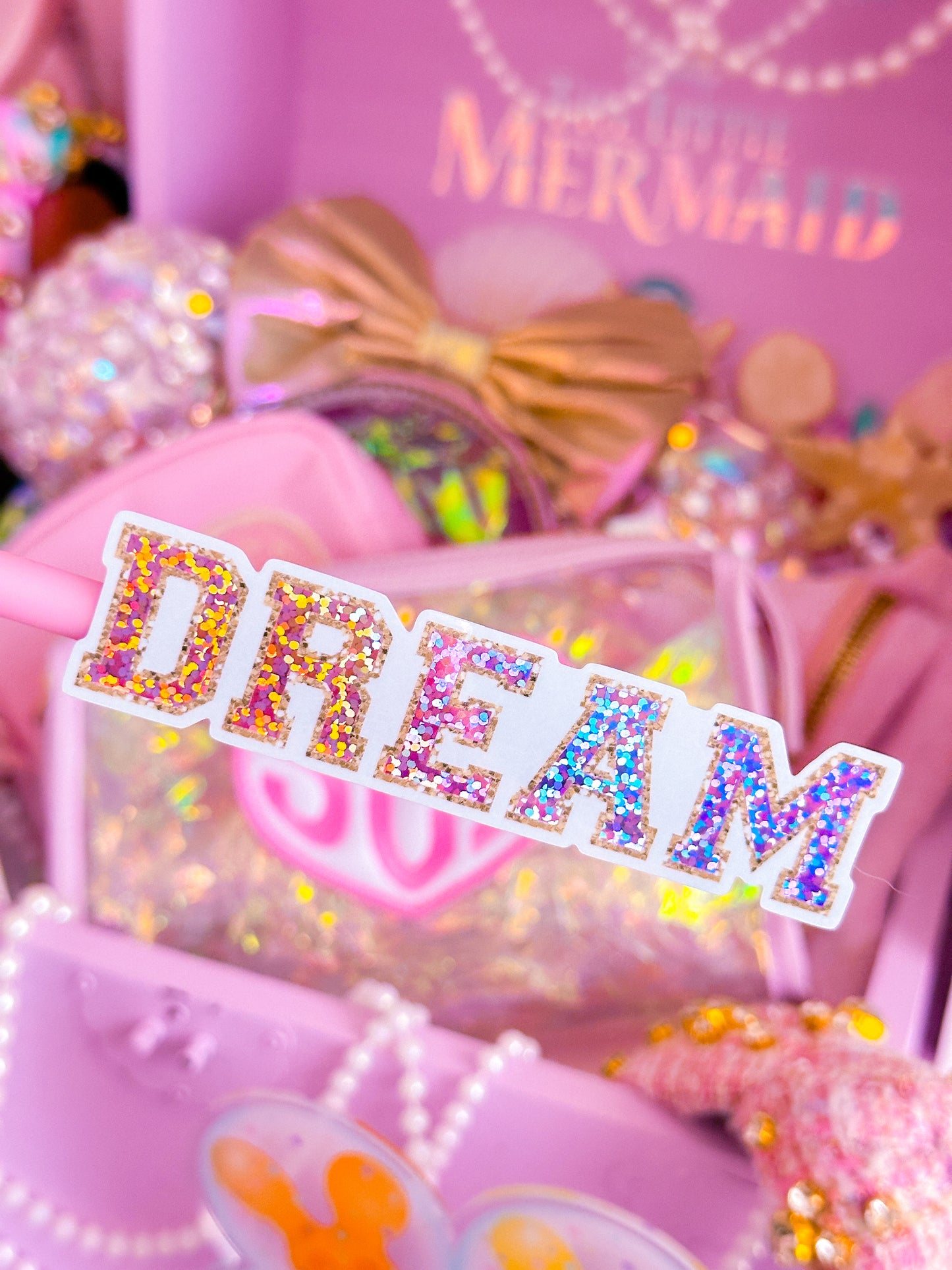 Waterproof Sticker - Varsity Letter "Dream"