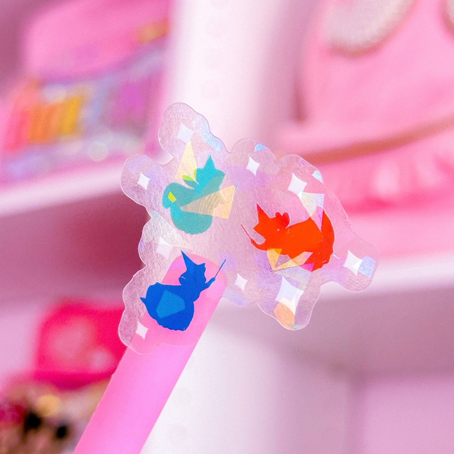 Waterproof Sticker - (Aurora) 3 Mini Fairies