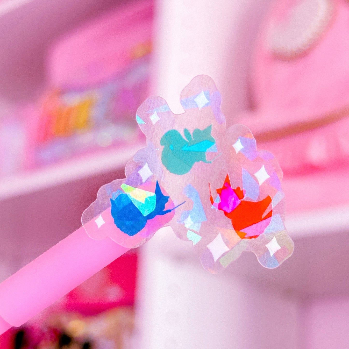 Waterproof Sticker - (Aurora) 3 Mini Fairies