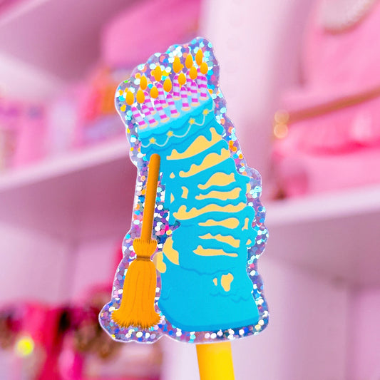 Waterproof Sticker - (Aurora)Magical Birthday Cake