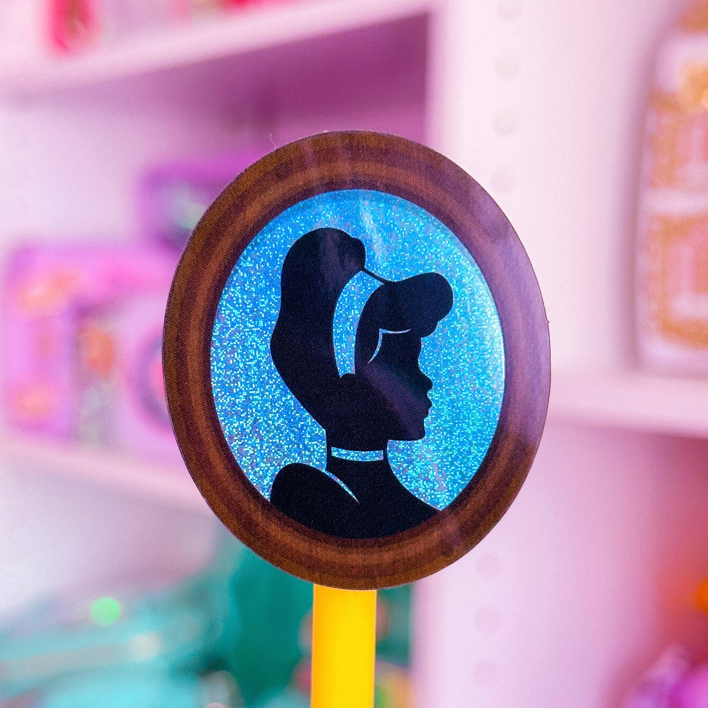 Waterproof Sticker - (Cinderella) Princess Profile