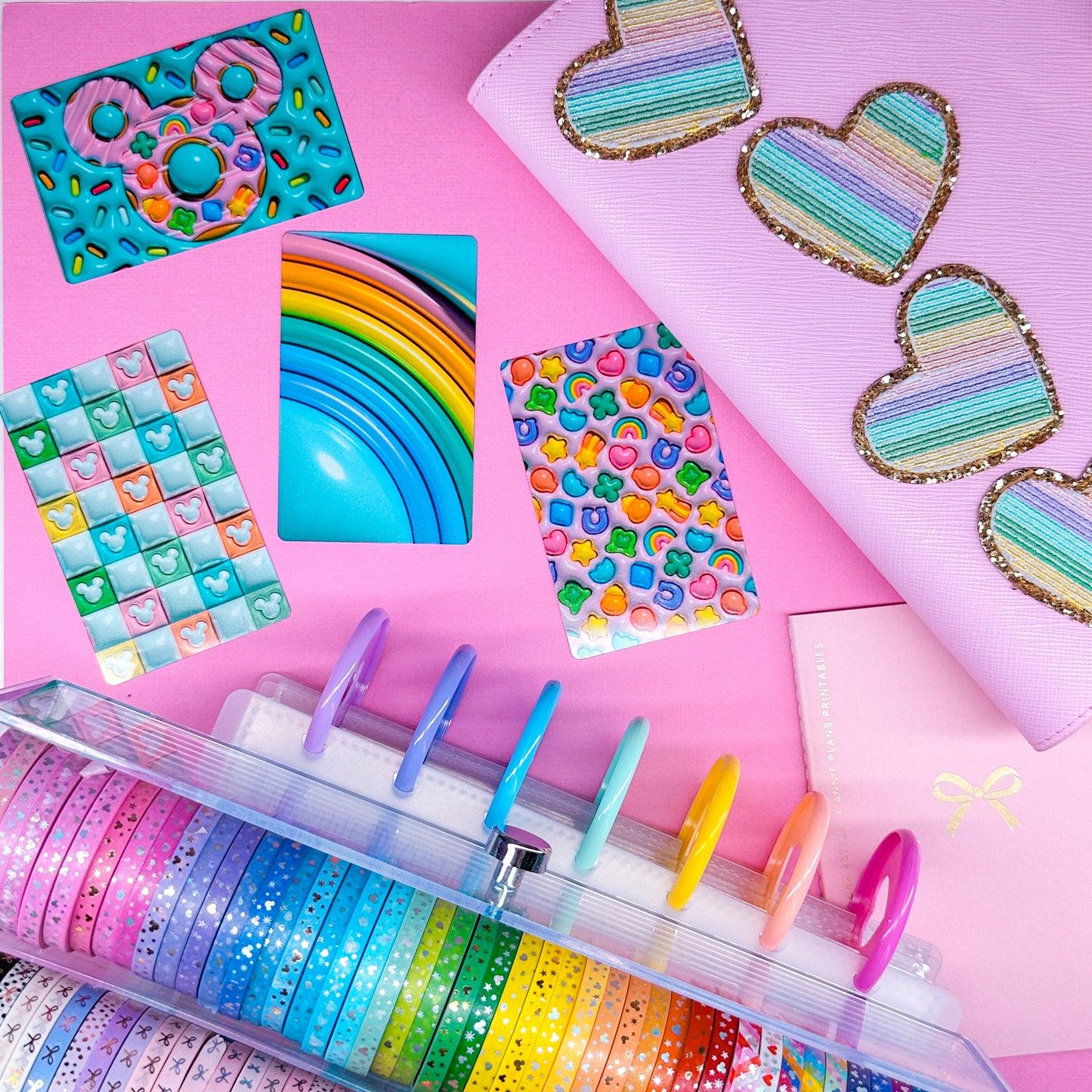 Metal Washi Card - 3D Lucky