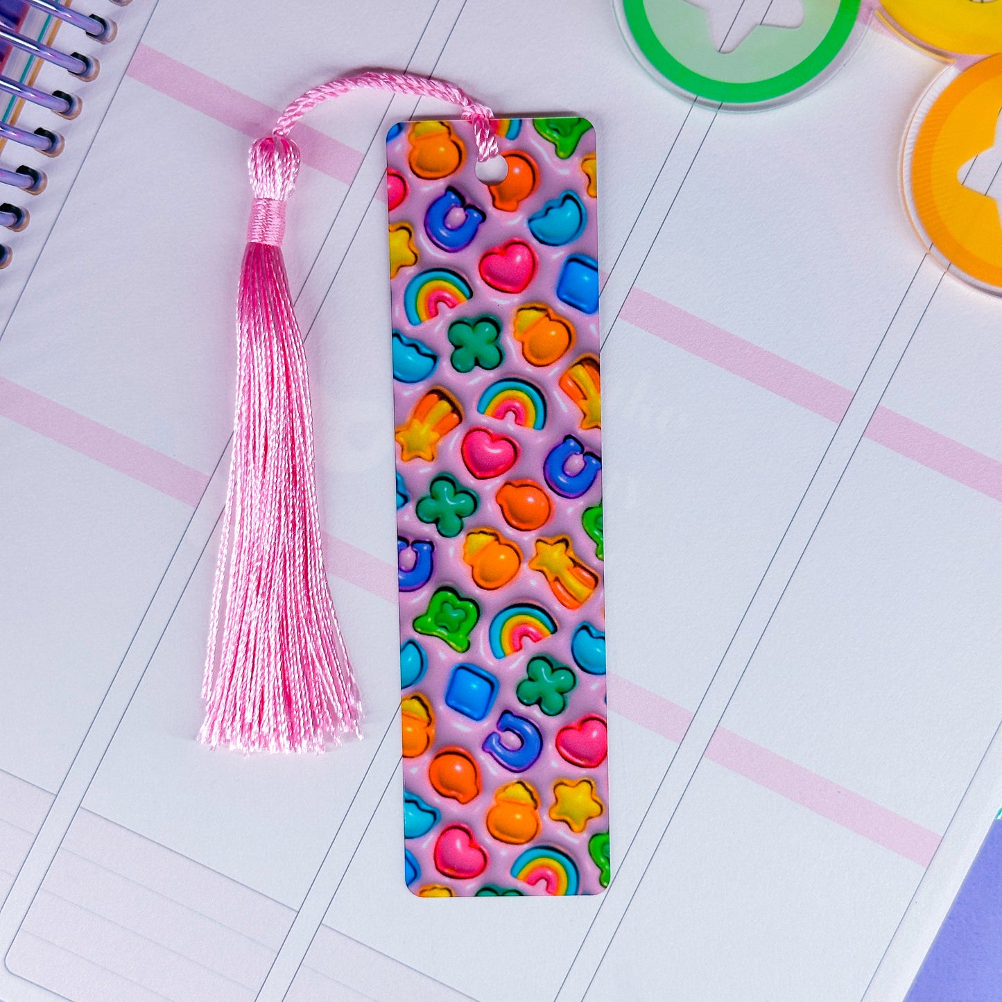 Metal Bookmark - 3D Lucky