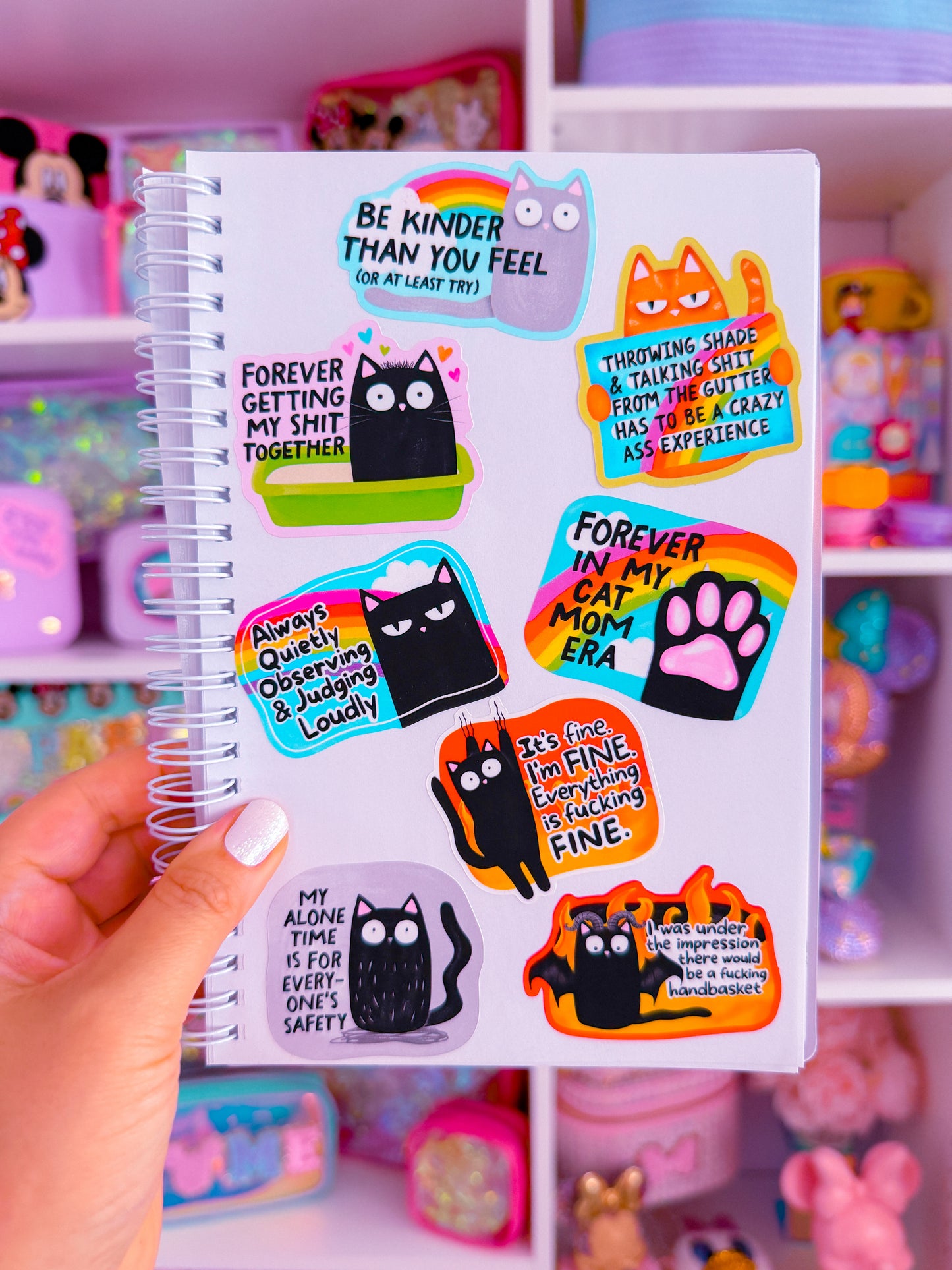 Waterproof Sticker - Throwing Shade & Talking $hit