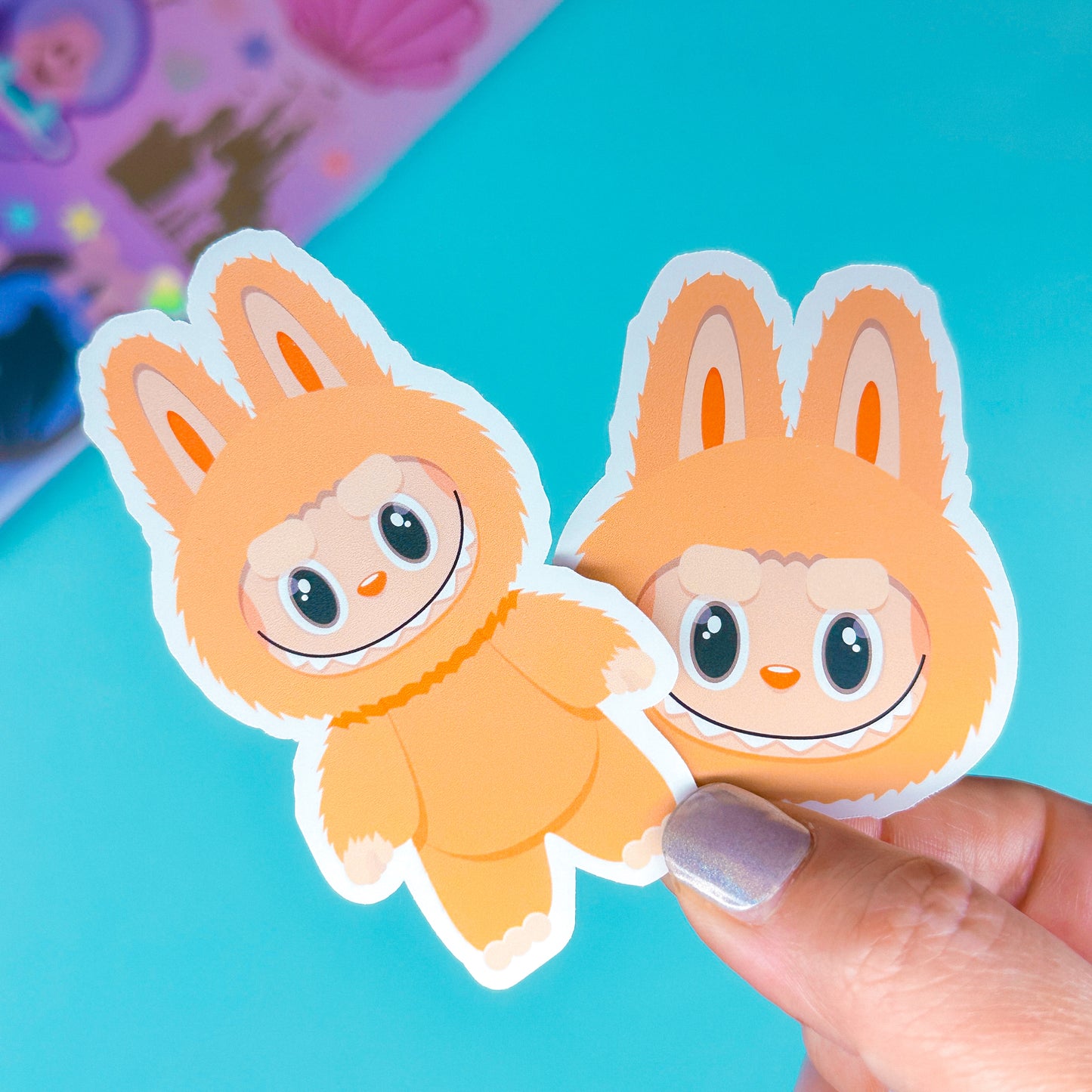 Paper Sticker Die Cuts - Lil' Rainbow Bubus