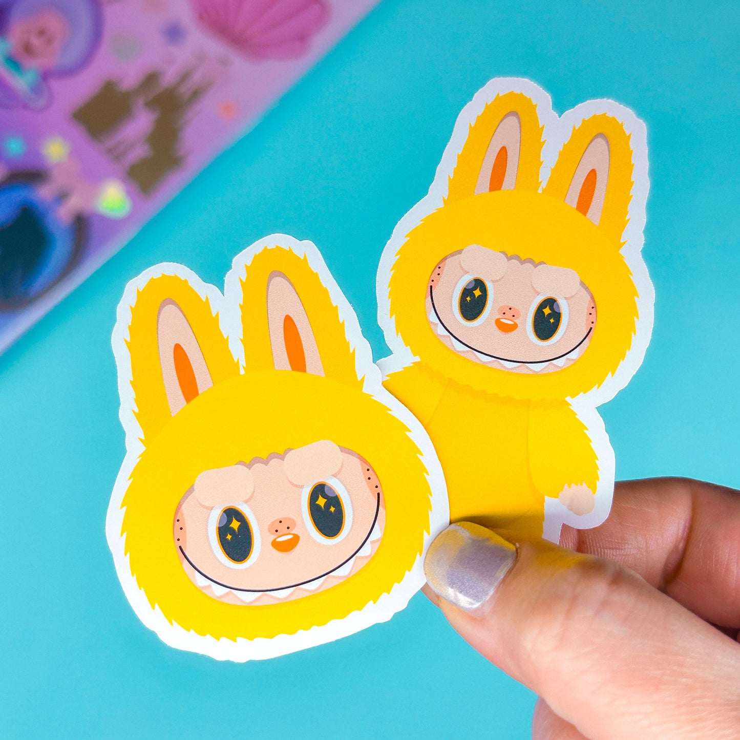 Paper Sticker Die Cuts - Lil' Rainbow Bubus