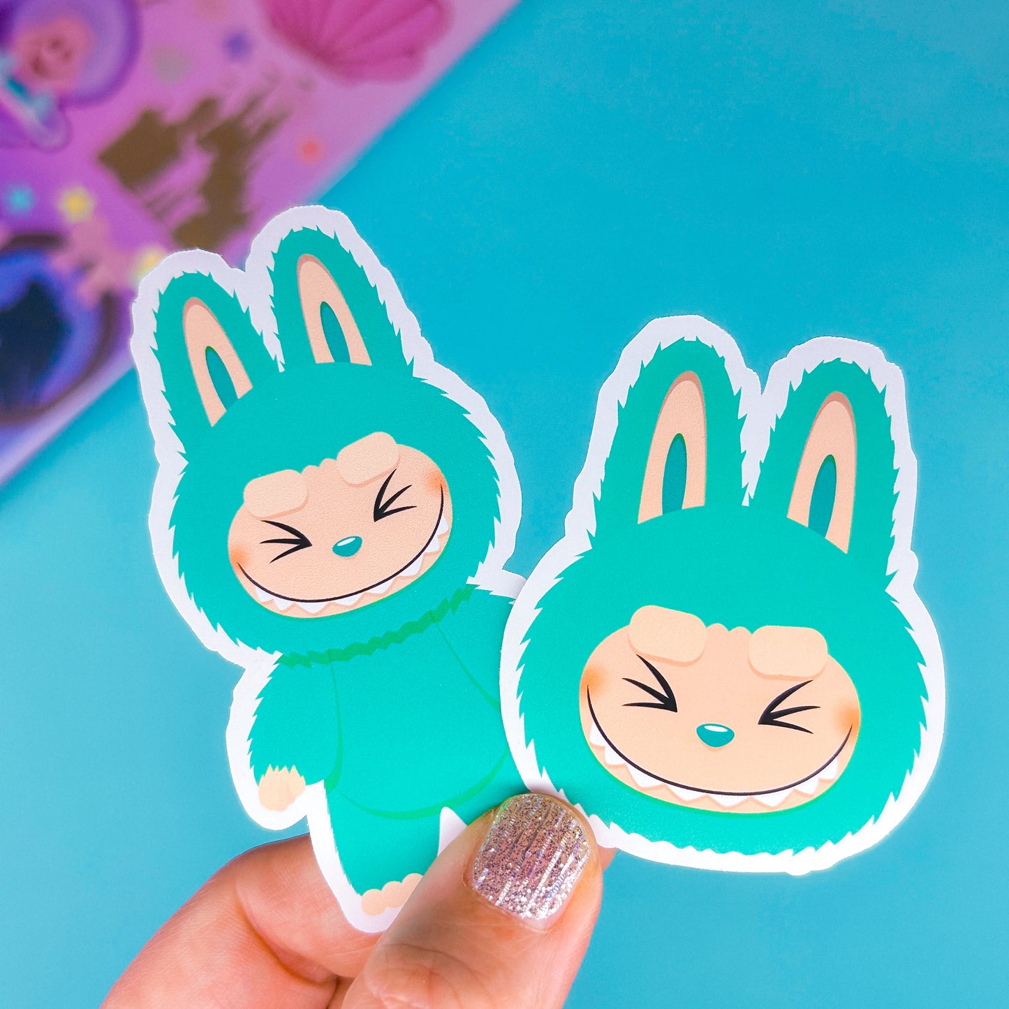 Paper Sticker Die Cuts - Lil' Rainbow Bubus