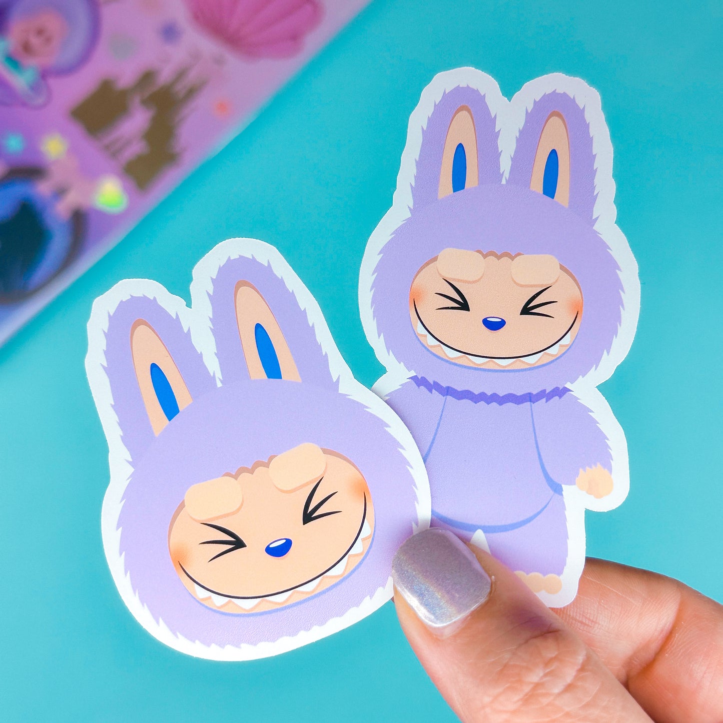 Paper Sticker Die Cuts - Lil' Rainbow Bubus