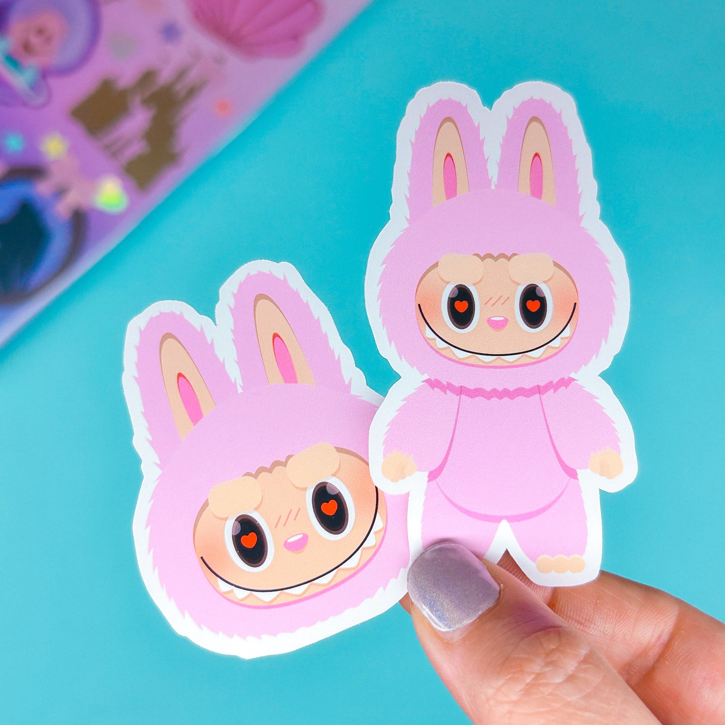 Paper Sticker Die Cuts - Lil' Rainbow Bubus