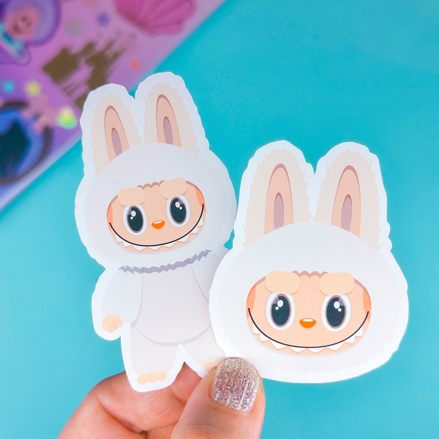 Paper Sticker Die Cuts - Lil' Rainbow Bubus