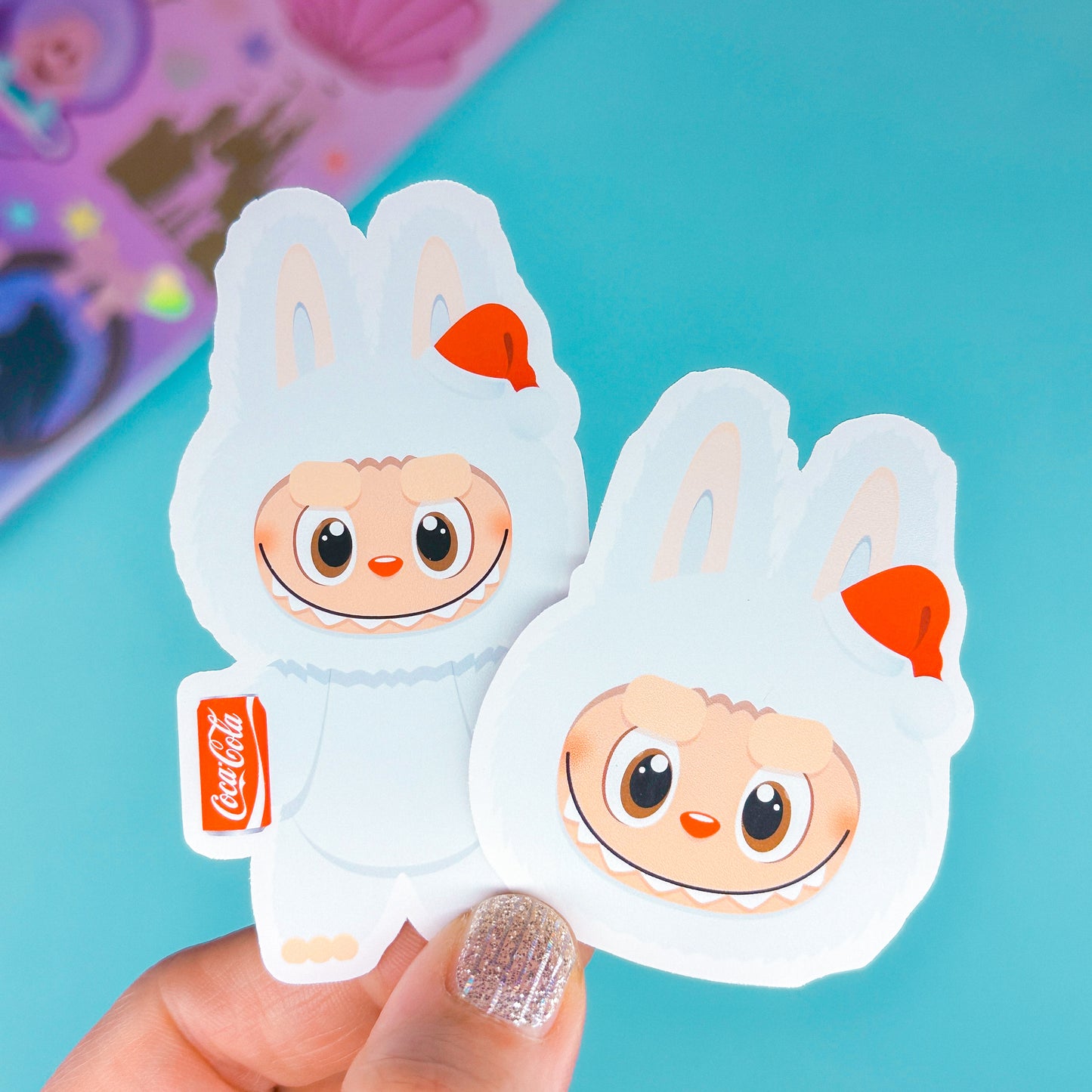 Paper Sticker Die Cuts - Lil' Rainbow Bubus